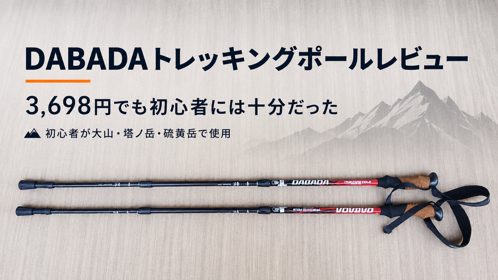 トレッキングポール全体